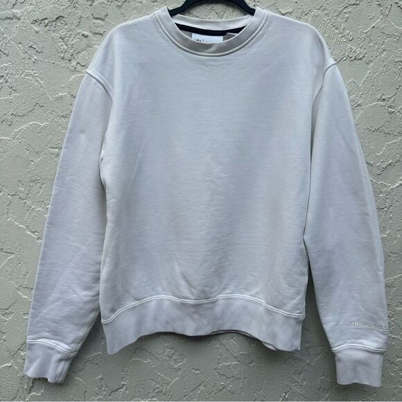 ADIDAS Pharrell Williams Sweatshirt Men Medium Humanrace Crew Neck Off White - Picture 1 of 13